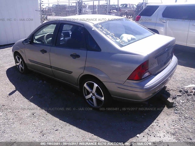 1FAFP33P23W116310 - 2003 FORD FOCUS LX GRAY photo 3