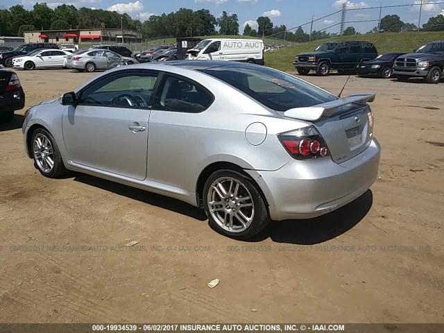 JTKDE3B77A0309084 - 2010 TOYOTA SCION TC SILVER photo 3