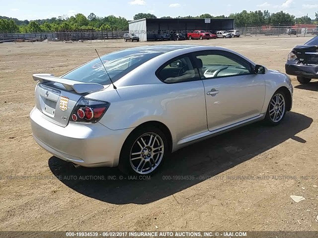 JTKDE3B77A0309084 - 2010 TOYOTA SCION TC 银色 照片 4