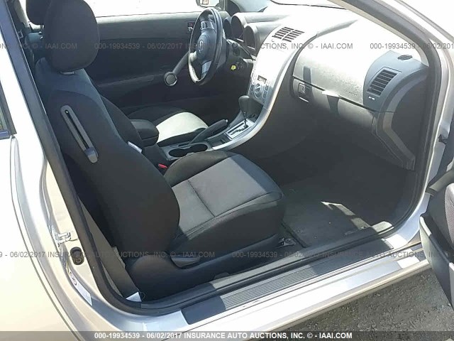 JTKDE3B77A0309084 - 2010 TOYOTA SCION TC 银色 照片 5