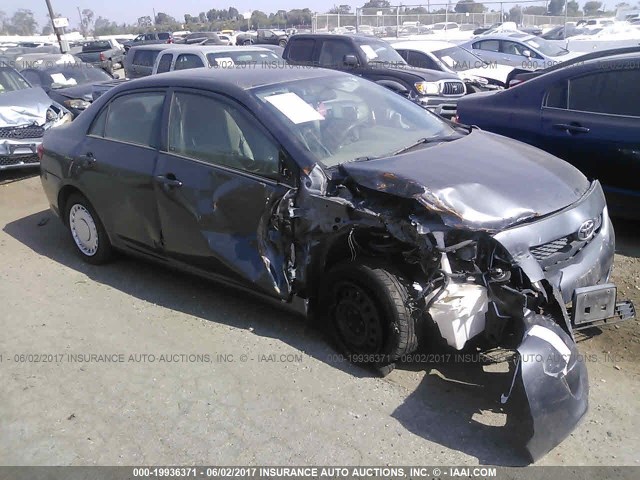 1NXBU4EE4AZ187189 - 2010 TOYOTA COROLLA S/LE/XLE GRAY photo 1