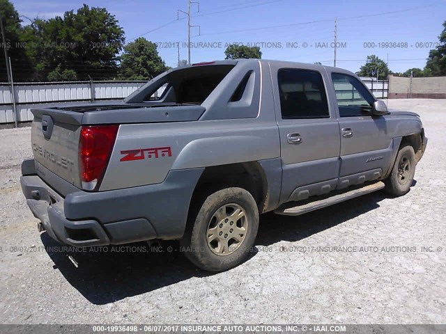 3GNEC13T43G190238 - 2003 CHEVROLET AVALANCHE C1500 Champagne photo 4