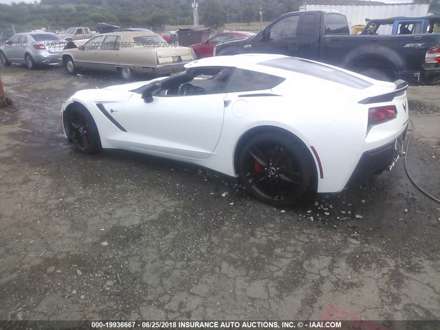 1G1YK2D77F5102044 - 2015 CHEVROLET CORVETTE STINGRAY/2LT/Z51 WHITE photo 3