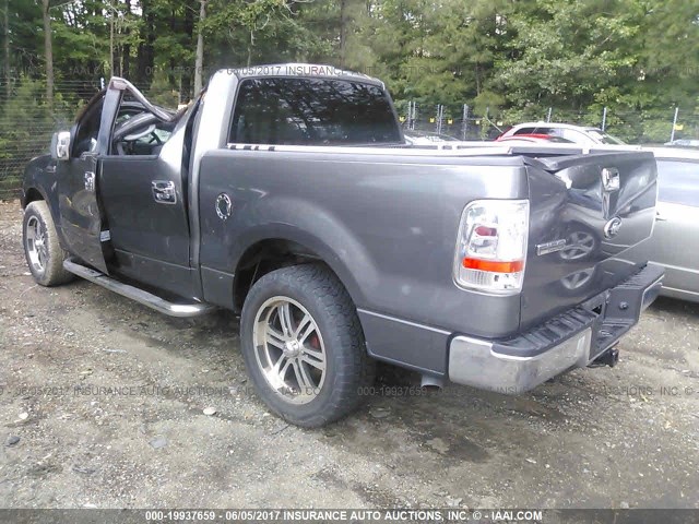 1FTRW12W67KC33568 - 2007 FORD F150 SUPERCREW BROWN photo 3