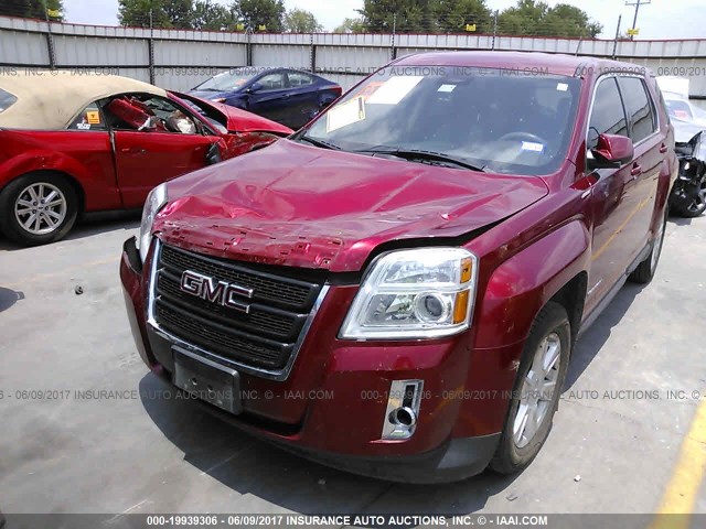 2GKALMEK4D6211782 - 2013 GMC TERRAIN SLE RED photo 6