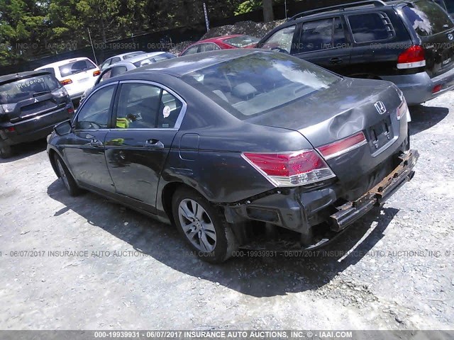 1HGCP2F49BA028215 - 2011 HONDA ACCORD LXP GRAY photo 3