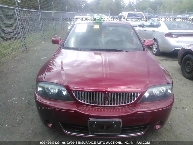 1LNHM87A76Y607717 - 2006 LINCOLN LS 红色 照片 6