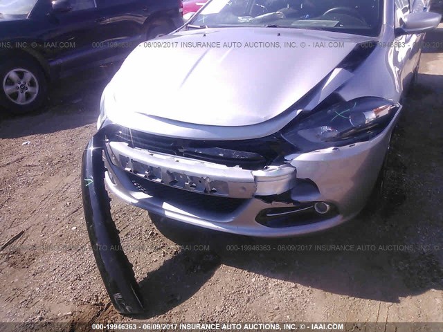 1C3CDFBB5ED865201 - 2014 DODGE DART SXT SILVER photo 6