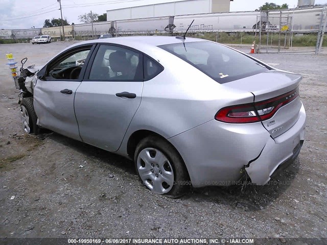 1C3CDFAA3DD306804 - 2013 DODGE DART SE/AERO SILVER photo 3