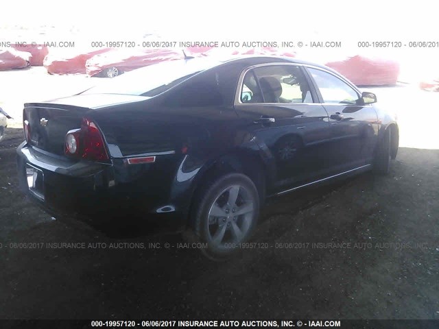 1G1ZC5E15BF243003 - 2011 CHEVROLET MALIBU 1LT 黑色 照片 4