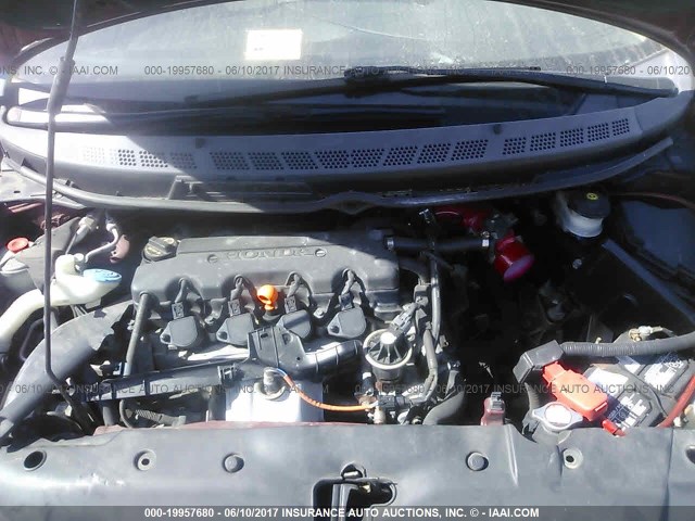 2HGFA16929H359265 - 2009 HONDA CIVIC EXL 栗色 照片 10