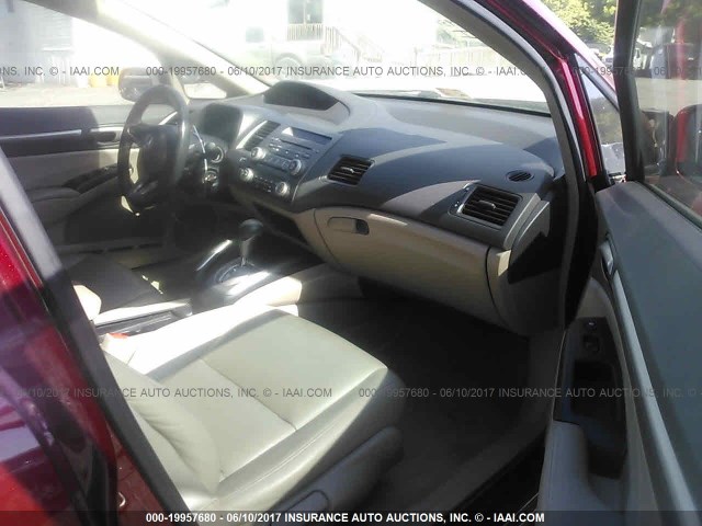 2HGFA16929H359265 - 2009 HONDA CIVIC EXL 栗色 照片 5