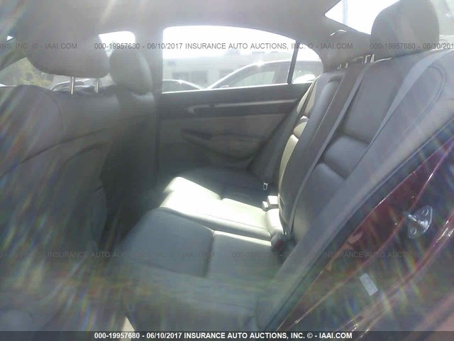 2HGFA16929H359265 - 2009 HONDA CIVIC EXL 栗色 照片 8