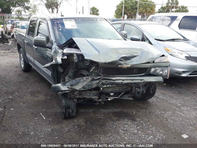 1GCDSCF96B8125110 - 2011 CHEVROLET COLORADO LT GRAY photo 1