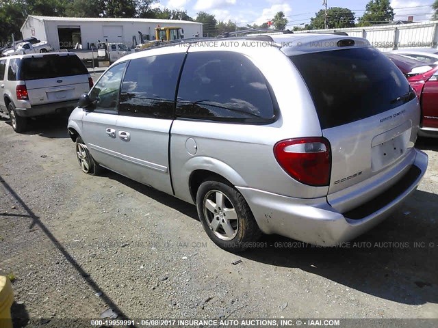 2D4GP44L56R646061 - 2006 DODGE GRAND CARAVAN SXT SILVER photo 3