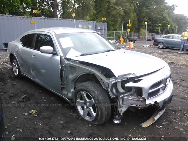 2B3CA3CV6AH247640 - 2010 DODGE CHARGER SXT SILVER photo 1