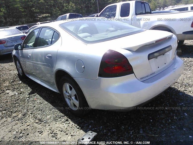 2G2WP522851341244 - 2005 PONTIAC GRAND PRIX SILVER photo 3