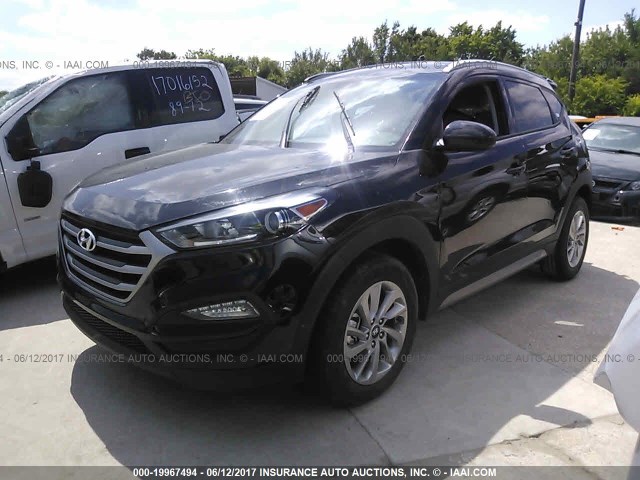 KM8J33A42HU272225 - 2017 HYUNDAI TUCSON LIMITED/SPORT AND ECO/SE BLACK photo 2