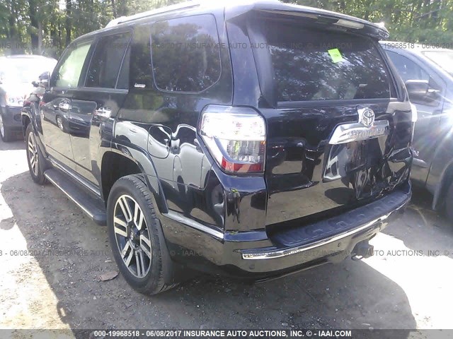 JTEBU5JR0E5187589 - 2014 TOYOTA 4RUNNER SR5/LIMITED/TRAIL BLACK photo 3