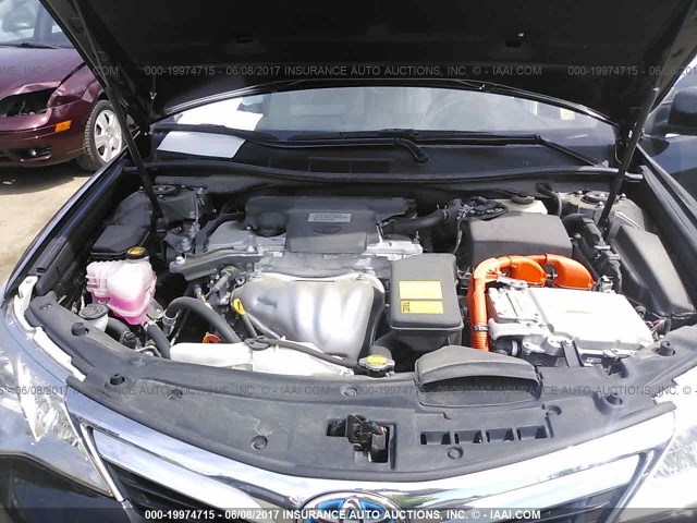4T1BD1FK7DU092262 - 2013 TOYOTA CAMRY HYBRID/LE/XLE 黑色 照片 10