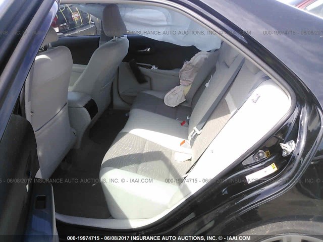 4T1BD1FK7DU092262 - 2013 TOYOTA CAMRY HYBRID/LE/XLE 黑色 照片 8