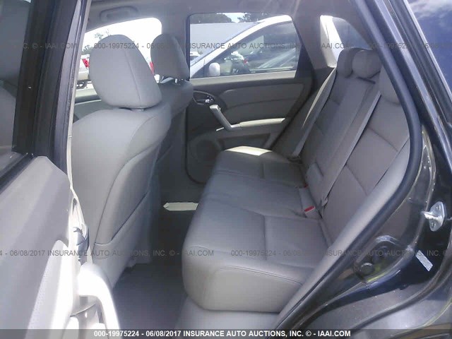 5J8TB2H50AA003173 - 2010 ACURA RDX TECHNOLOGY GRAY photo 8