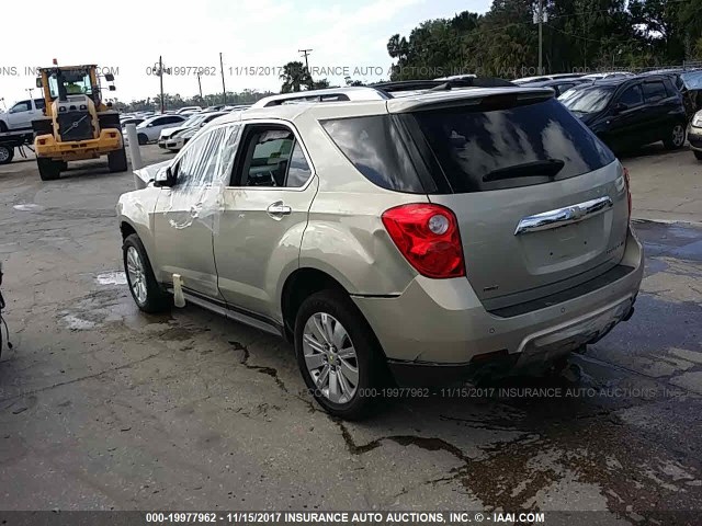 2CNFLGEY0A6239786 - 2010 CHEVROLET EQUINOX LTZ GOLD photo 3