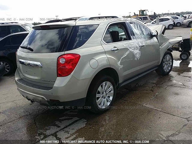 2CNFLGEY0A6239786 - 2010 CHEVROLET EQUINOX LTZ GOLD photo 4