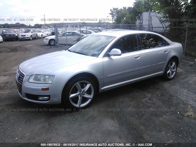 WAUMV94E69N004662 - 2009 AUDI A8 L QUATTRO SILVER photo 2