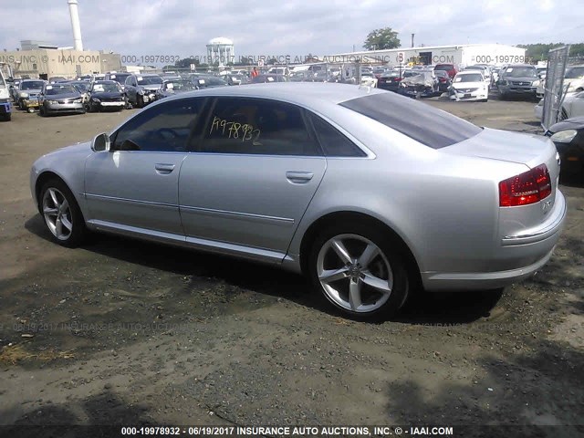 WAUMV94E69N004662 - 2009 AUDI A8 L QUATTRO SILVER photo 3