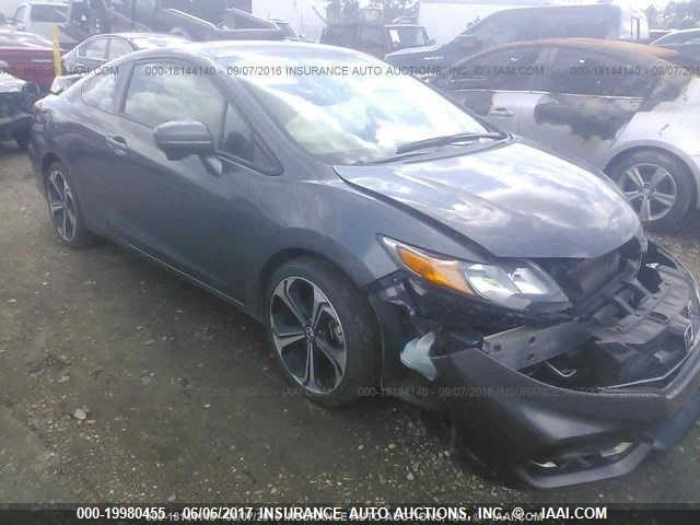 2HGFG4A55EH702763 - 2014 HONDA CIVIC SI GRAY photo 1