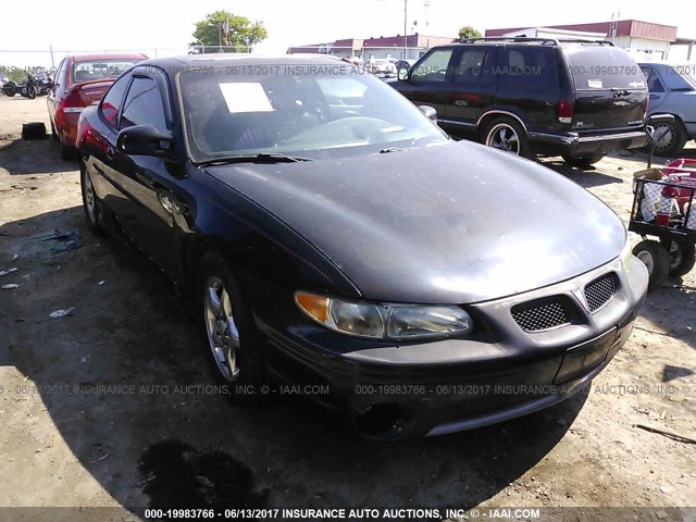 1G2WP12K61F162132 - 2001 PONTIAC GRAND PRIX GT BLACK photo 1