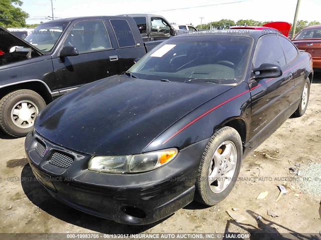 1G2WP12K61F162132 - 2001 PONTIAC GRAND PRIX GT BLACK photo 2