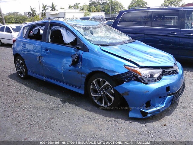 JTNKARJE5GJ517282 - 2016 TOYOTA SCION IM BLUE photo 1