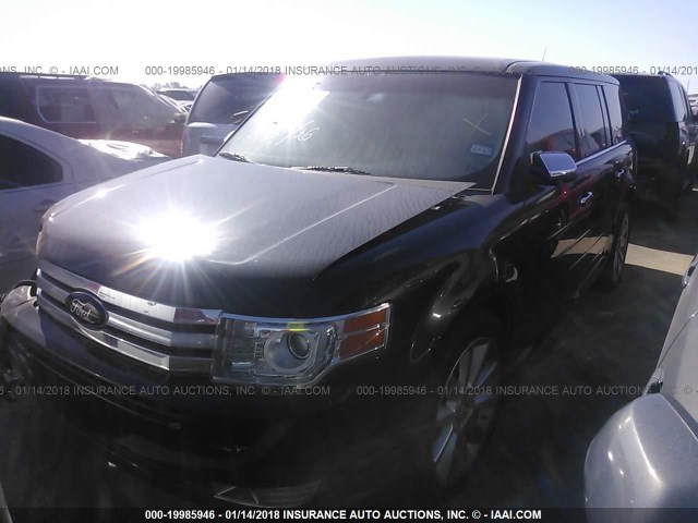 2FMGK5DC4CBD20947 - 2012 FORD FLEX LIMITED BLACK photo 2