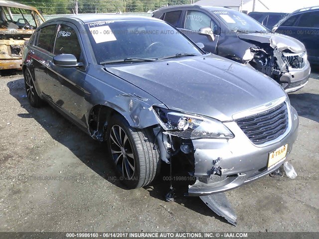 1C3CCBBG4DN716620 - 2013 CHRYSLER 200 TOURING GRAY photo 1