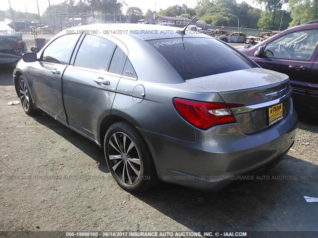 1C3CCBBG4DN716620 - 2013 CHRYSLER 200 TOURING GRAY photo 3