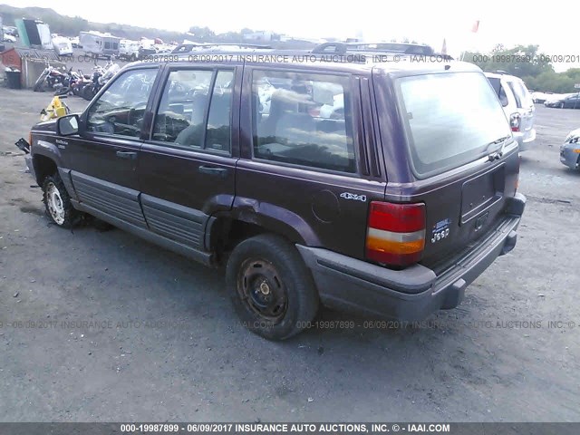 1J4GZ58SXSC581087 - 1995 JEEP GRAND CHEROKEE LAREDO PURPLE photo 3