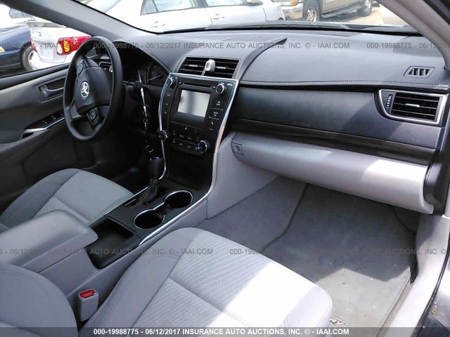 4T4BF1FK9FR516429 - 2015 TOYOTA CAMRY LE/XLE/SE/XSE Pewter photo 5