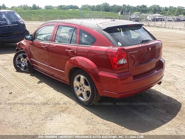 1B3HB78KX7D243282 - 2007 DODGE CALIBER R/T RED photo 3