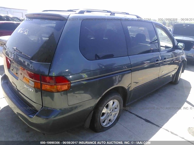 5FNRL18973B119418 - 2003 HONDA ODYSSEY EXL ნაცრისფერი ფოტო 4