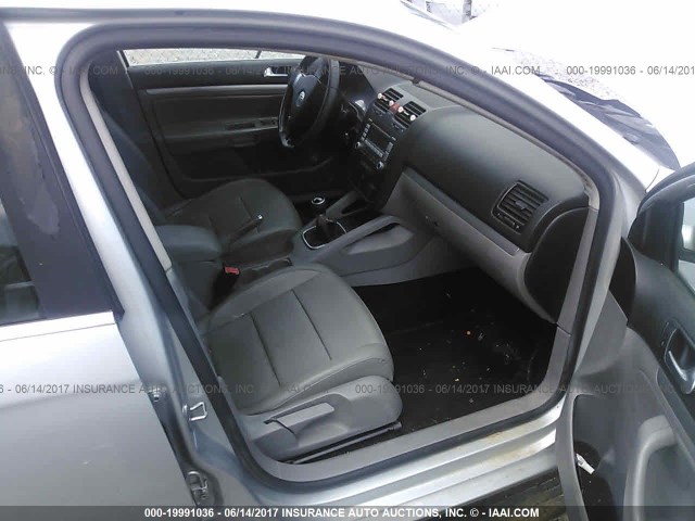 3VWRM71K08M028729 - 2008 VOLKSWAGEN JETTA SE/SEL SILVER photo 5