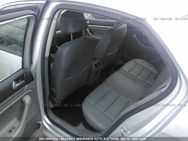 3VWRM71K08M028729 - 2008 VOLKSWAGEN JETTA SE/SEL SILVER photo 8