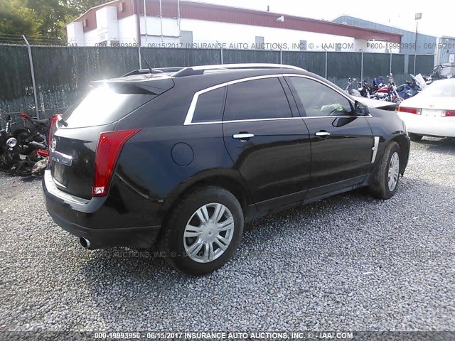 3GYFNDEY9AS545782 - 2010 CADILLAC SRX LUXURY COLLECTION BLACK photo 4