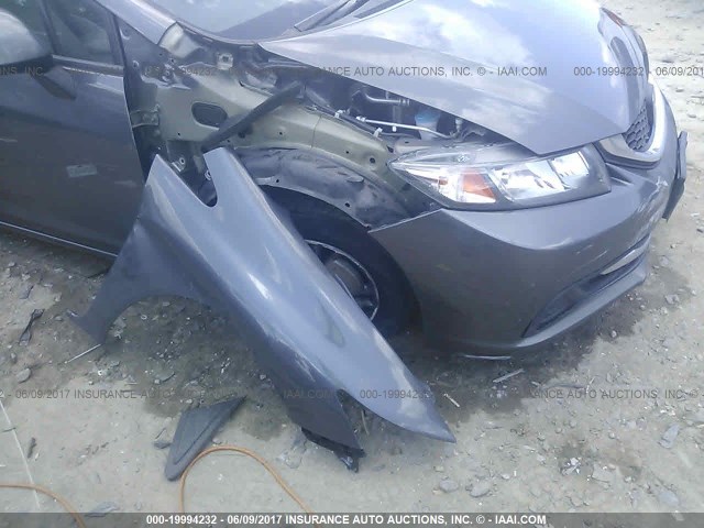 2HGFB2F62DH552954 - 2013 HONDA CIVIC HF SILVER photo 6