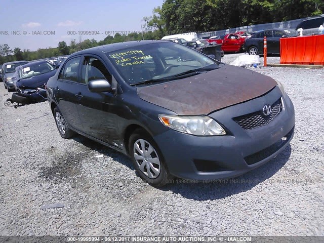 2T1BU4EE6AC351737 - 2010 TOYOTA COROLLA S/LE/XLE GRAY photo 1