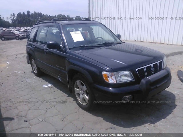 JF1SF65642H731077 - 2002 SUBARU FORESTER S Qara foto 1