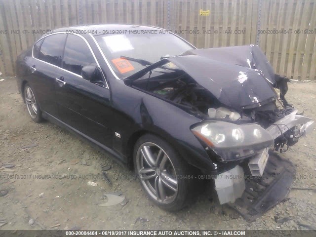 JNKBY01E37M402978 - 2007 INFINITI M45 SPORT BLACK photo 1