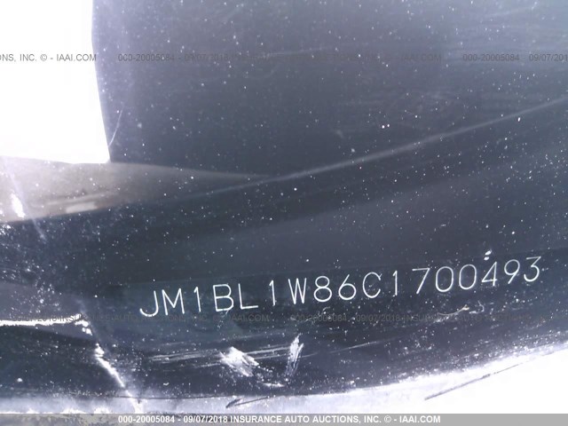 JM1BL1W86C1700493 - 2012 MAZDA 3 I GRAY photo 9