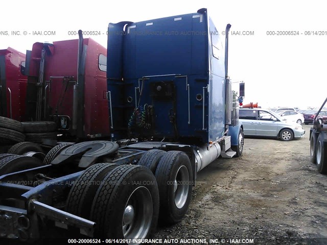 1FUPCXZB4YDF08572 - 2000 FREIGHTLINER FLD FLD120 BLUE photo 4